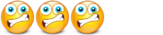 😖 Emoji, Wütend, Verärgert, Sauer, Emoticon whatsapp sticker