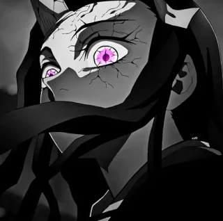 💗 Nezuko Kamado Demon Slayer Anime, Demone, Nezuko, Demon Slayer, Manga, Personaggio telegram sticker