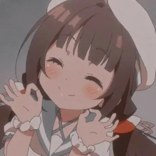 anime girl kawai - @animestickersid telegram stickers