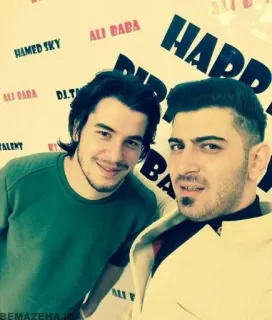 😊 ALI BABA HAPPY gente, hombres, feliz, selfi telegram sticker