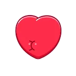 ❤️ hart, liefde, romantiek, schattig, Valentijnsdag telegram sticker