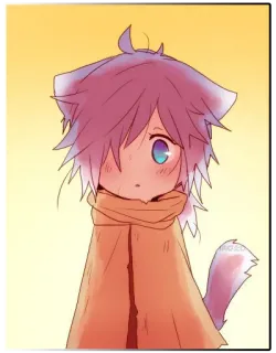 😶 Аниме, Манга, Милый, Чиби, Персонаж, Иллюстрация telegram sticker