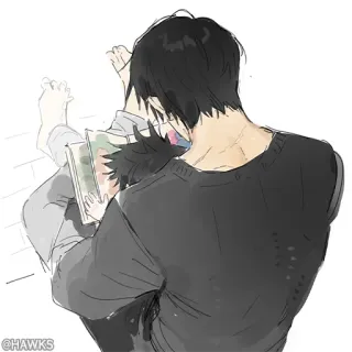🖤 @HAWKS whatsapp sticker
