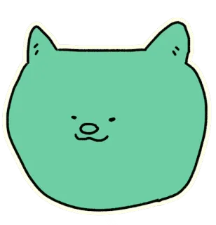 🙂 Katze, Tier, niedlich, Cartoon, Aufkleber telegram sticker