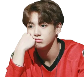 😕 Jungkook kpop, singer, idol, bangtan, bts telegram sticker