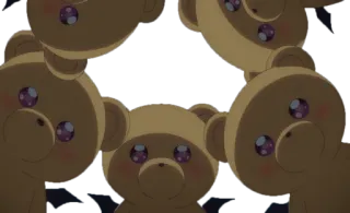 🐻 Boneka beruang, Anime, Imut, Lingkaran, Beruang kartun, Animasi whatsapp sticker
