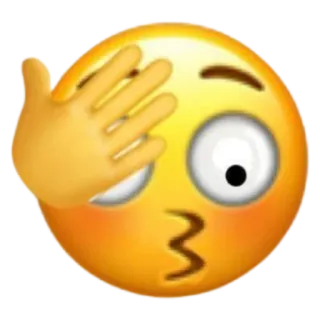 🥴 Emoji, Facepalm, Frustration, Choc, Incrédulité telegram sticker