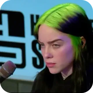 🤨 Billie Eilish Hot Ones telegram sticker