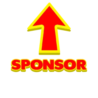 ⬆️ SPONSOR sponsor, arrow, promotion, advertising telegram sticker