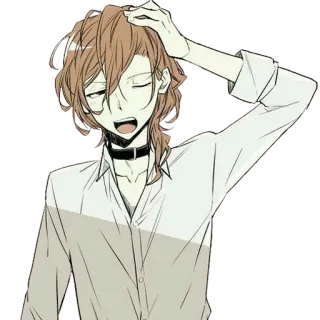 😪 Chuuya Nakahara Bungou Stray Dogs Anime, Charakter, Chuya Nakahara, Bungou Stray Dogs telegram sticker
