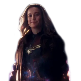😊 Captain Marvel 惊奇队长, 超级英雄, 漫威, 布丽·拉尔森, 电影 telegram sticker