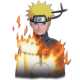 😐 Naruto アニメ, 漫画, 火, ナルト, マンガ telegram sticker
