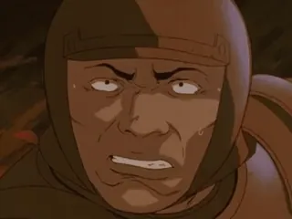 🗡 Anime, Soldat, Helm, Ernst, Schweiß, Bekümmert whatsapp sticker