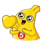 💛 pegatina, amarillo, corazón, dibujos animados, feliz, lindo telegram sticker