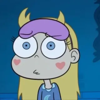 💫 Star Butterfly Star vs. the Forces of Evil dibujos animados, dormilón, tele, pijama, animado whatsapp sticker