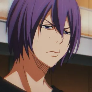 💜 Atsushi Murasakibara Kuroko's Basketball Anime, Pallacanestro, Murasakibara, Atsushi telegram sticker