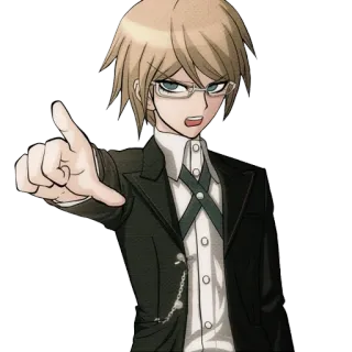 🤨 Byakuya Togami Danganronpa Anime, Personaje, Togami, Byakuya, Danganronpa whatsapp sticker