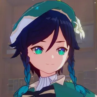 ✨ Venti Genshin Impact Anime, Video game, Venti, Genshin Impact, Karakter telegram sticker