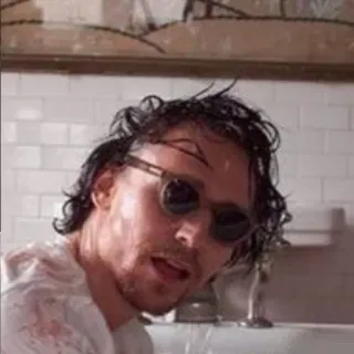 😎 American Psycho Patrick Bateman, American Psycho, Christian Bale, Película, Terror, Años 80, Asesino en serie telegram sticker