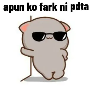 😎 apun ko fark ni pdta whatsapp sticker