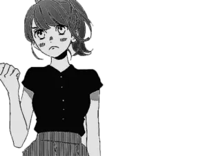 😡 Manga, Anime, Gadis, Marah, Potret, Ilustrasi, Kartun telegram sticker