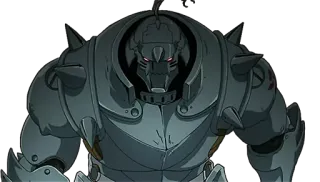 😏 Alphonse Elric Fullmetal Alchemist Anime, Baju Zirah, Karakter, Fullmetal Alchemist, Alphonse Elric telegram sticker