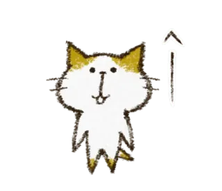 😛 kot, zwierzę, naklejka, słodki, kreskówka telegram sticker