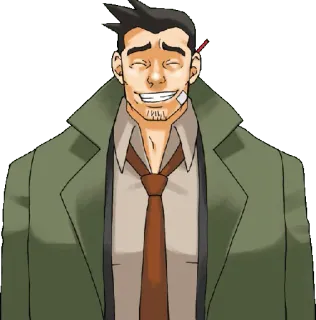 Ace Attorney telegram stickers