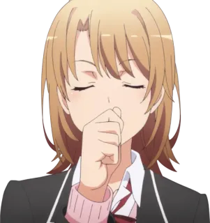 🤔 anime, menina, desenho animado telegram sticker
