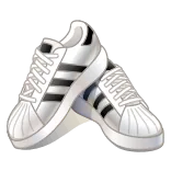 🎁 chaussures, baskets, chaussures, mode, chaussures blanches whatsapp sticker
