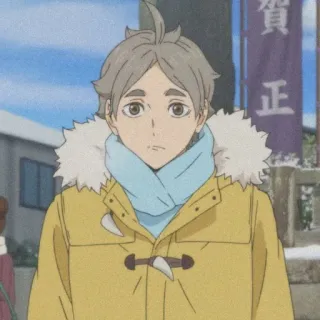 🙂 Sugawara Koushi Haikyuu!! Anime, Haikyuu, Sugawara, Koushi Sugawara, Hiver, Fanart telegram sticker