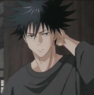 😉 Megumi Fushiguro Jujutsu Kaisen Anime, Manga, Postać, Megumi Fushiguro, Jujutsu Kaisen telegram sticker