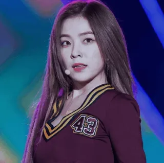 🌨 femme, personne, fille, portrait, cheerleader, Red Velvet, Irene telegram sticker