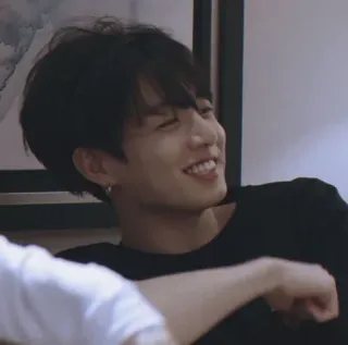 😹 Jungkook kpop, singer, asian, celebrity, person, smile telegram sticker