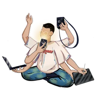 Round стикерпак telegram stickers