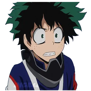 🧐 Izuku Midoriya My Hero Academia Anime, Manga, Izuku Midoriya, My Hero Academia, Personaje, Fanart telegram sticker