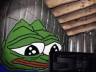📎 Pepe the Frog Pepe, Rana, Meme, Triste, Meme de Internet whatsapp sticker