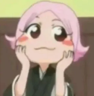 🍥 Yachiru Kusajishi Bleach Anime, Chibi, Niedlich, Manga telegram sticker