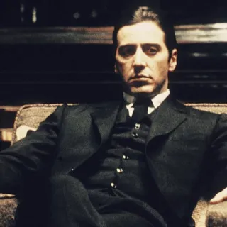 😏 Michael Corleone The Godfather Film, Krimi, Drama, Klassiker, Gangster whatsapp sticker