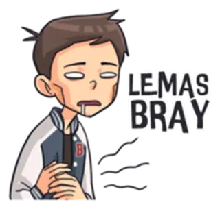 😖 LEMAS
BRAY telegram sticker