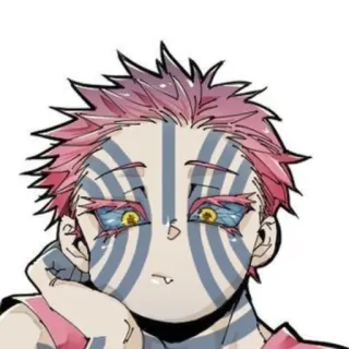 😐 Akaza Demon Slayer Аниме, Демон, Аказа, Клинок, рассекающий демонов telegram sticker
