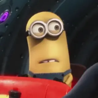 🍌 Minion Despicable Me Cartoon, Figur, Gelb, Minion, Lustig, Animation telegram sticker