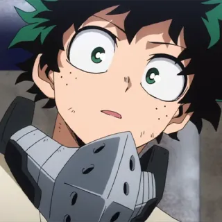 🥦 Izuku Midoriya My Hero Academia anime, character, manga, my hero academia, izuku midoriya, deku telegram sticker