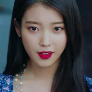 😏 IU K-pop, chanteur, célébrité, femme, coréen, idole whatsapp sticker