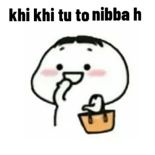 😂 khi khi tu to nibba h telegram sticker