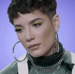 ✨ Halsey piosenkarz, muzyk, pop, kobieta, artysta telegram sticker