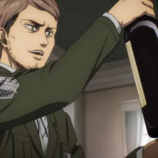 🐎 Jean Kirstein Attack on Titan Anime, Militare, Jean Kirstein, L'Attacco dei Giganti, Personaggio telegram sticker