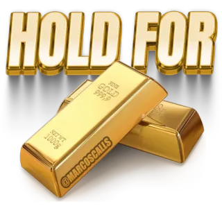 🤑 HOLD FOR
@MARCOSOSCALLS gold, investment, finance, wealth, hold, stock, meme telegram sticker