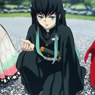 🥌 Muichiro Tokito Demon Slayer Anime, Manga, Spada, Demon Slayer, Personaggio whatsapp sticker