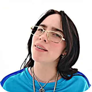 🤨 Billie Eilish telegram sticker